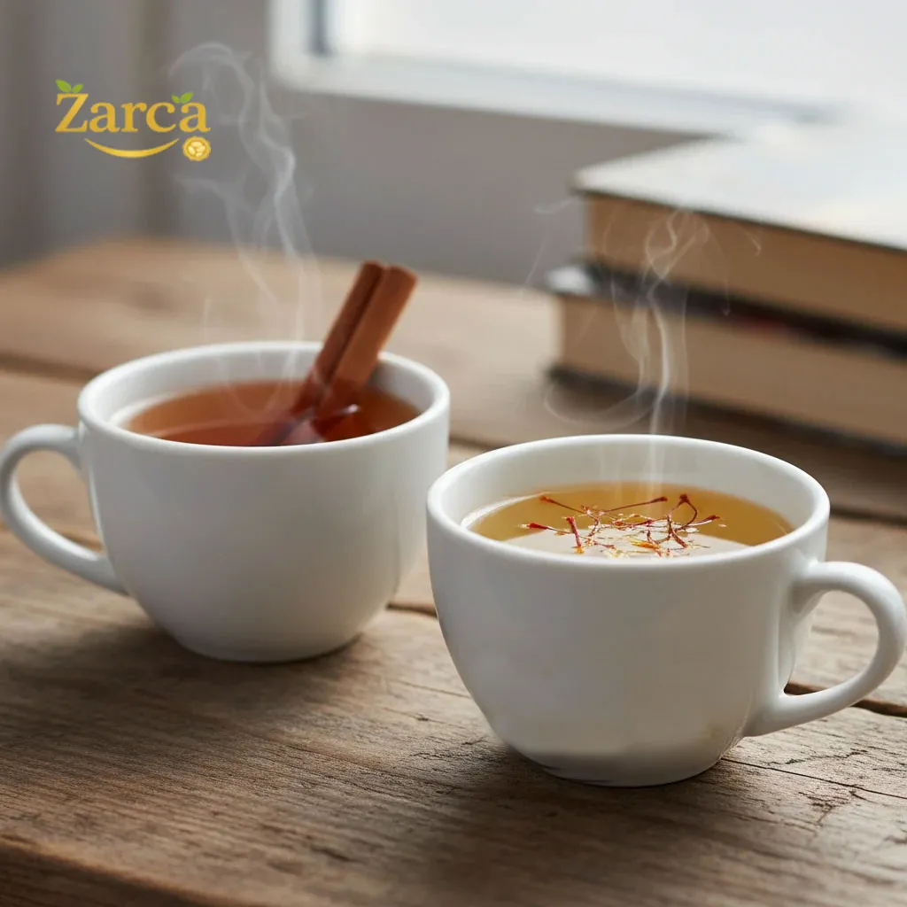 دمنوش زعفران با دارچین و رازیانه برای درمان خانگی کیست تخمدان