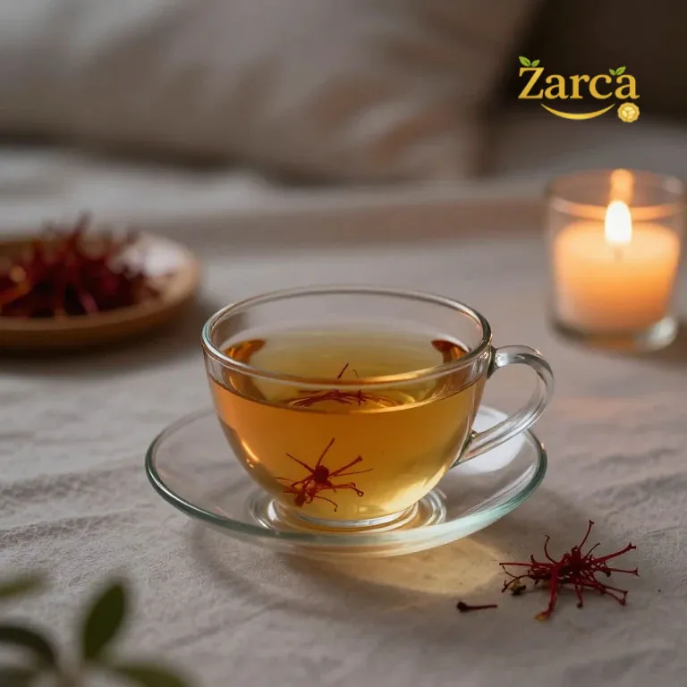 دمنوش زعفران و بادرنجبویه برای خواب عمیق و کاهش بی‌قراری